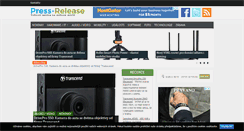 Desktop Screenshot of press-release.cz